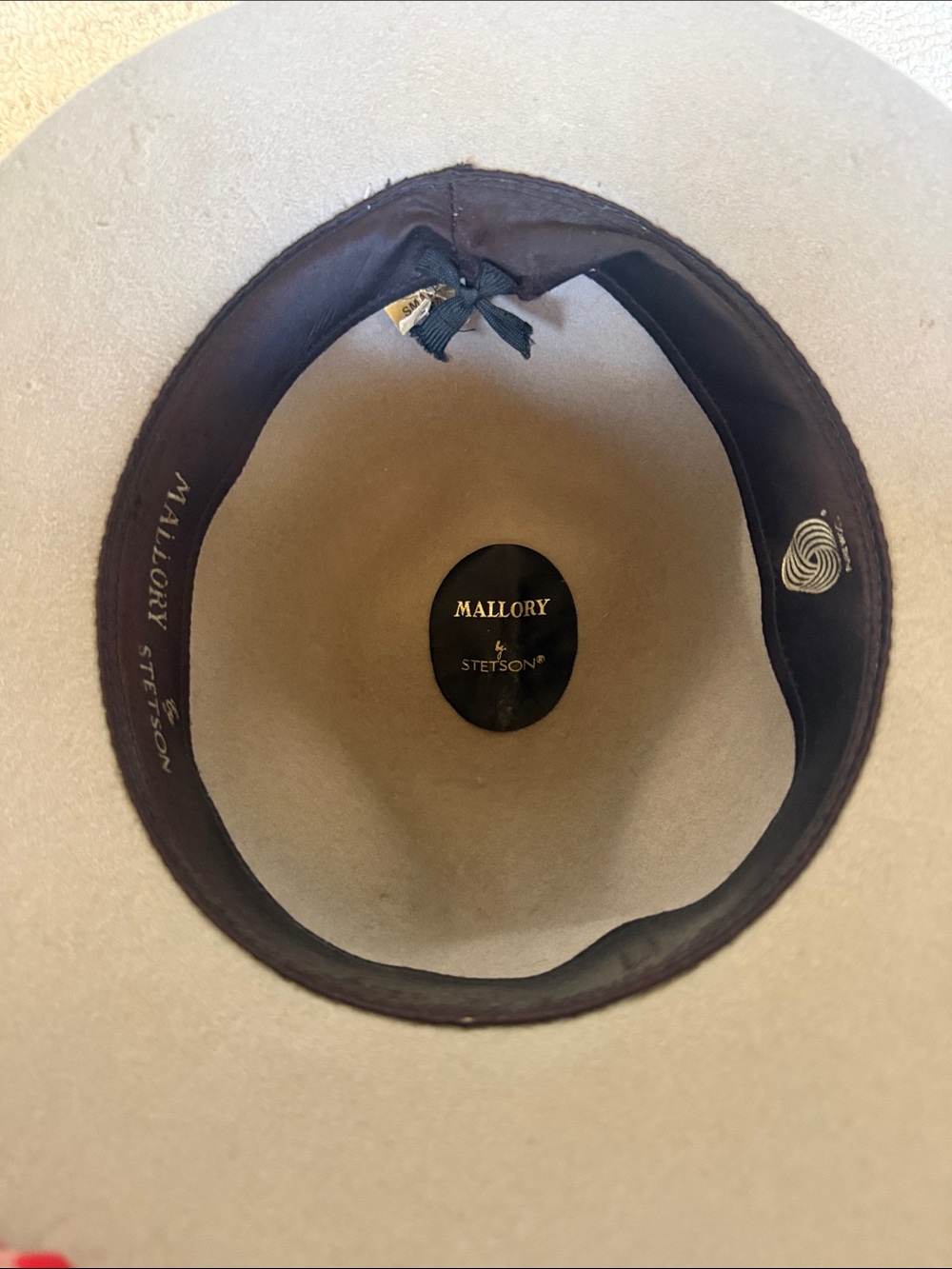 Mallory by STETSON Classic Gray WOOL Fedora with Black Band SMALL